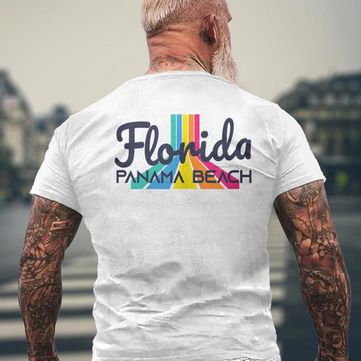 Panama Beach Fl Surf Culture Retro Panama Salt Beach Florida Men's T-shirt Back Print Gifts for Old Men