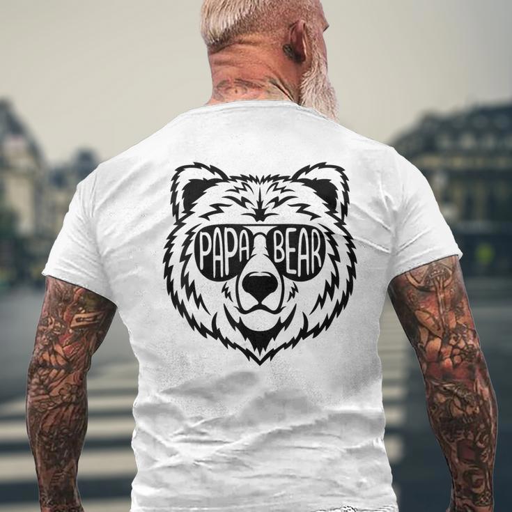 Papa Bär Papa Bäratertagsgeschenk Für Papa Spruch Lustig T-Shirt mit Rückendruck Geschenke für alte Männer