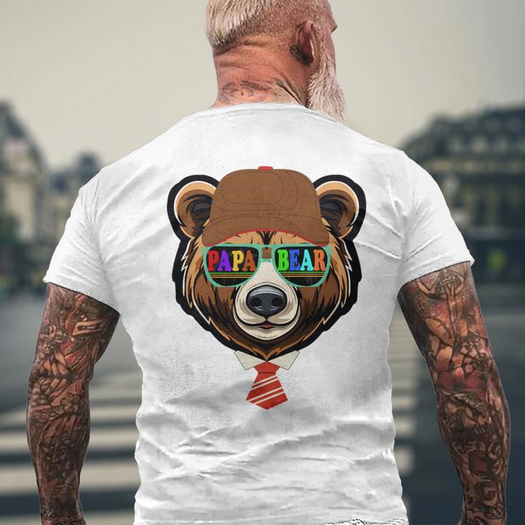 Papa Bär Papaatertagsgeschenk Für Papa Spruch Lustig T-Shirt mit Rückendruck Geschenke für alte Männer