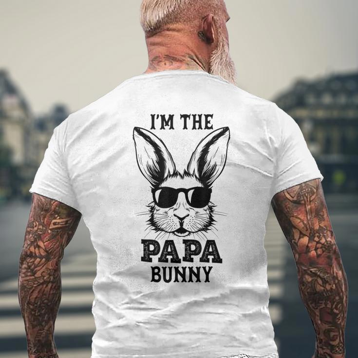 Papa Bunny Matching Family Group Easter Day Men's T-shirt Back Print Gifts for Old Men