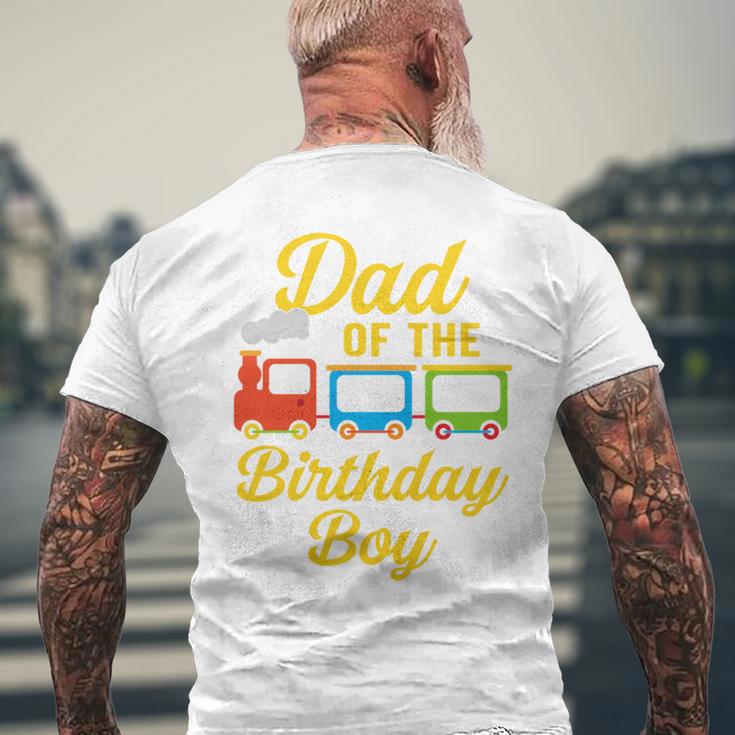 Papa Des Geburtstagskindes Zug T-Shirt mit Rückendruck Geschenke für alte Männer