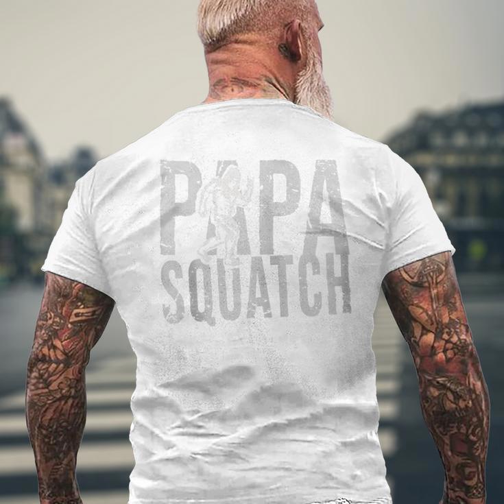 Papa Sasquatch Bigfoot Papa Squatch Lustigeratertag Kapuzenjacke T-Shirt mit Rückendruck Geschenke für alte Männer