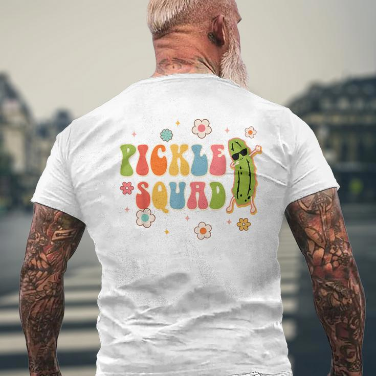 Pickle Squad Bridesmaid Bride Babe Bachelorette Matching Men's T-shirt Back Print Gifts for Old Men