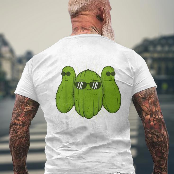 Pickle Squad Heart For I Love Pickles Men's T-shirt Back Print Gifts for Old Men