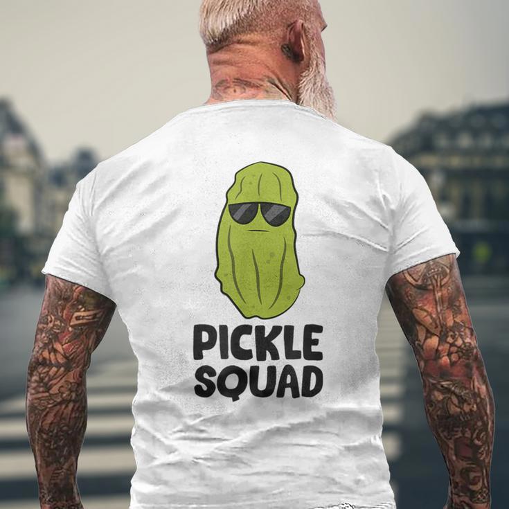 Pickle Squad Pickles Food Team Pickles Men's T-shirt Back Print Gifts for Old Men