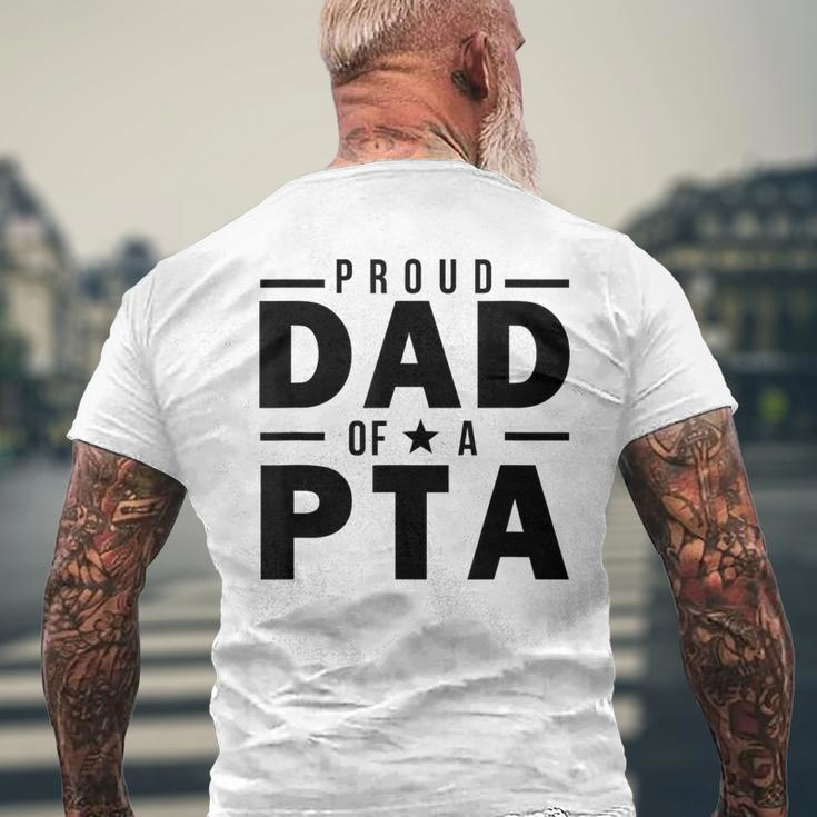 Proud Dad Of A Pta Fahter Of A Physical Therapy Assistant Men's T-shirt Back Print Gifts for Old Men