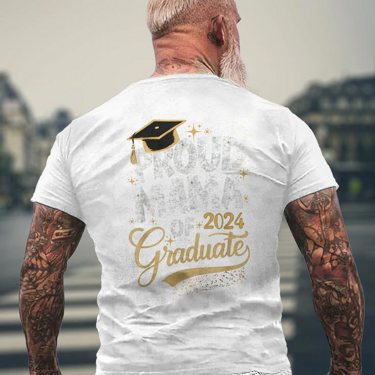 Proud Mama Of A 2024 Graduate Class For Family Graduation Men's T-shirt Back Print Gifts for Old Men