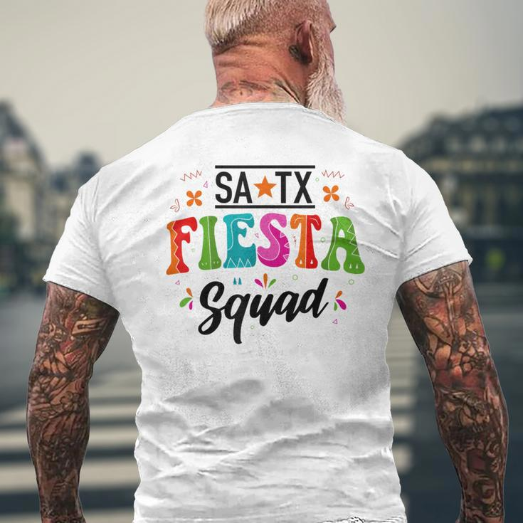 San Antonio Fiesta Cinco De Mayo Fiesta Squad Texas Matching Men's T-shirt Back Print Gifts for Old Men