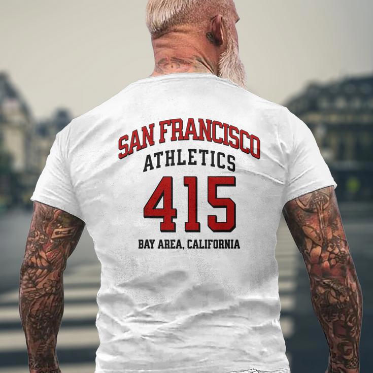 San Francisco Athletics 415 The Bay Area Ca Area Code 415 Men's T-shirt Back Print Gifts for Old Men