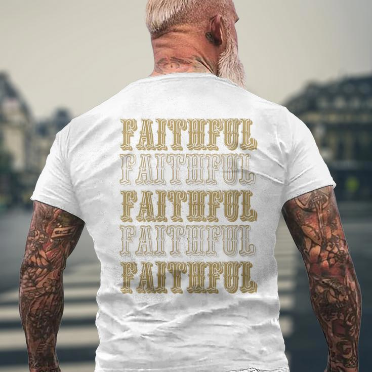 San Francisco Sunday Faithful Men's T-shirt Back Print Gifts for Old Men