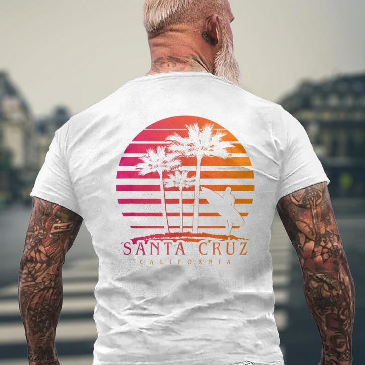 Santa Cruz California Souvenir Vintage Retro T-Shirt mit Rückendruck Geschenke für alte Männer
