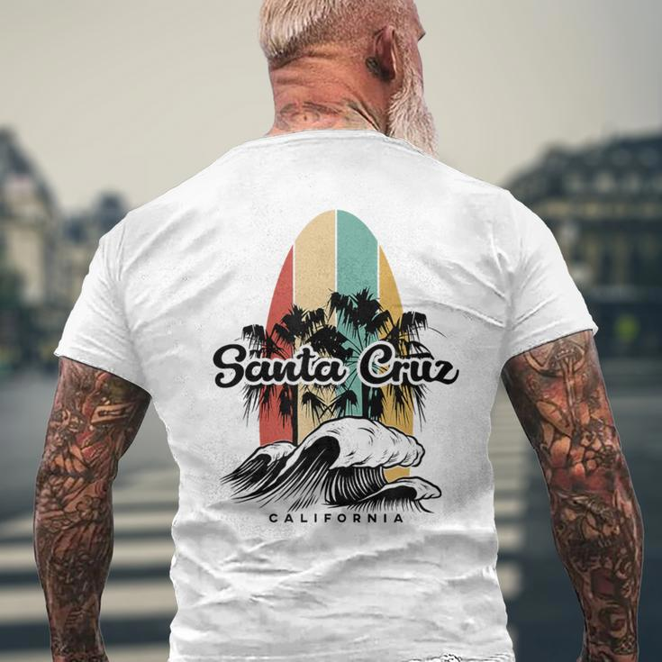Santa Cruz California Vintage Retro T-Shirt mit Rückendruck Geschenke für alte Männer