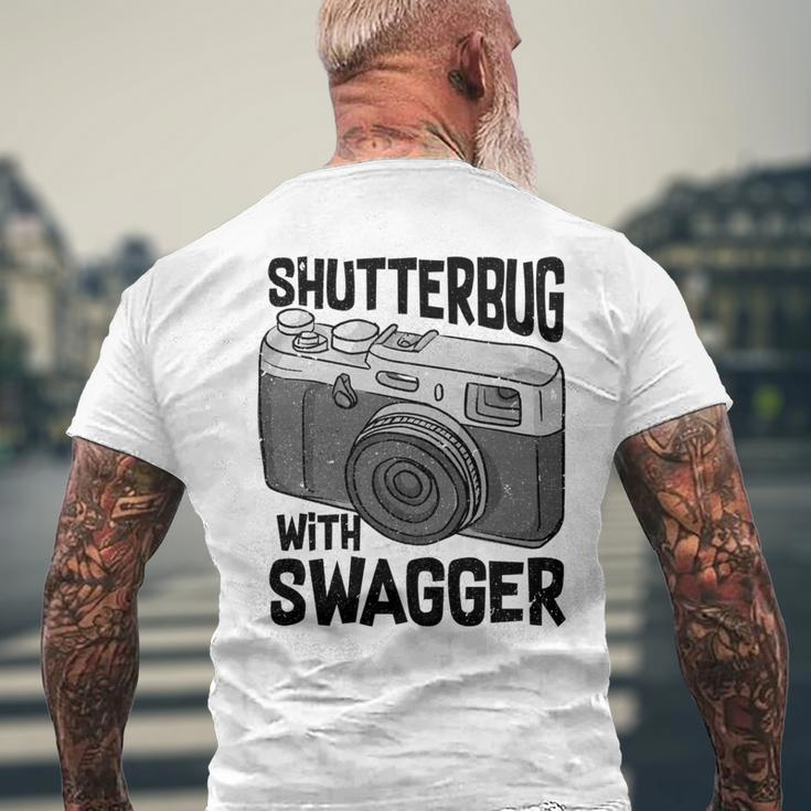Shutterbug With Swagger Fotograf Lustige Fotografie T-Shirt mit Rückendruck Geschenke für alte Männer