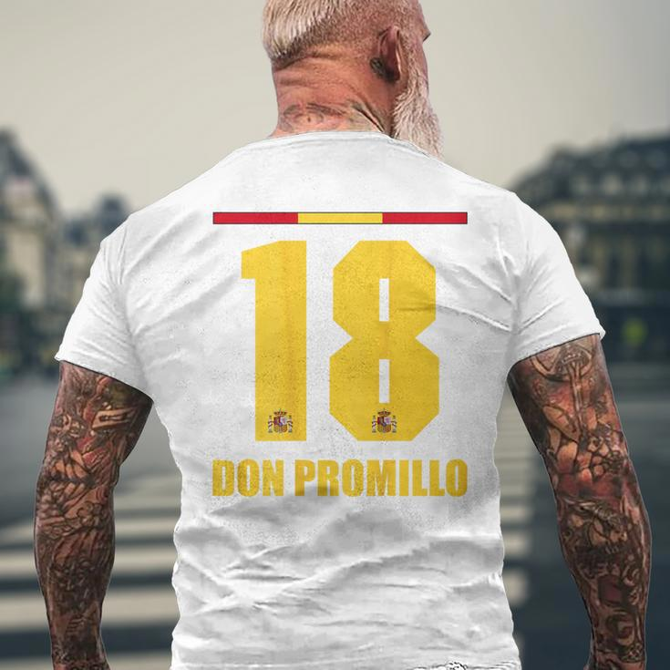 Spain Sauf Jersey Don Promillo Legend Red S T-Shirt mit Rückendruck Geschenke für alte Männer