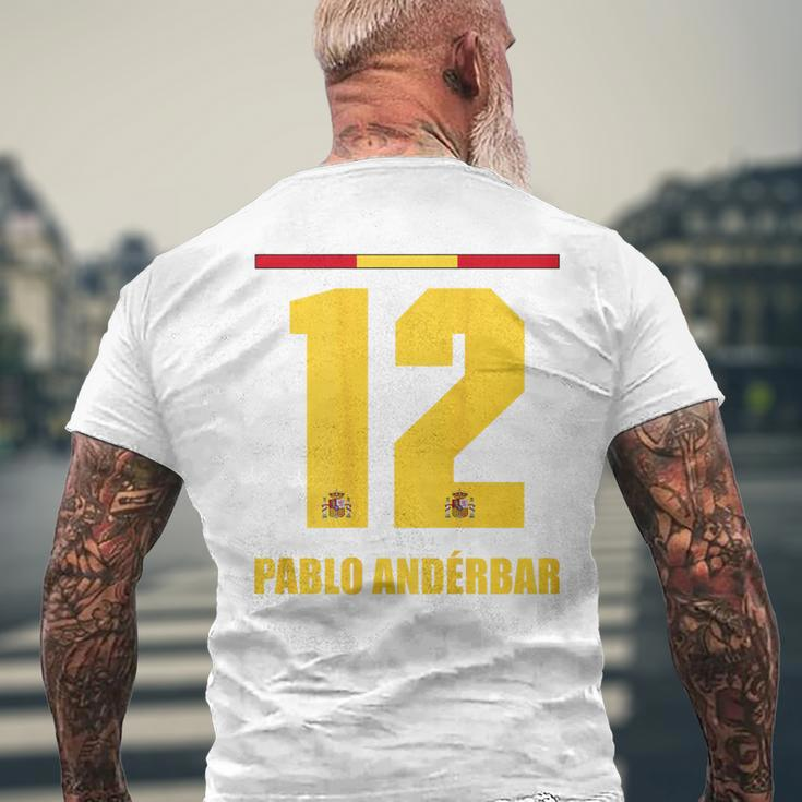Spain Sauf Jersey Pablo Anderbar T-Shirt mit Rückendruck Geschenke für alte Männer