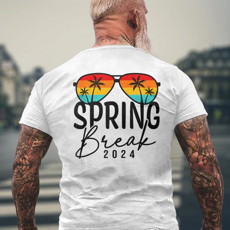 Spring Break 2024 Beach Week Group Summer Vacation Matching Men's T-shirt Back Print Gifts for Old Men