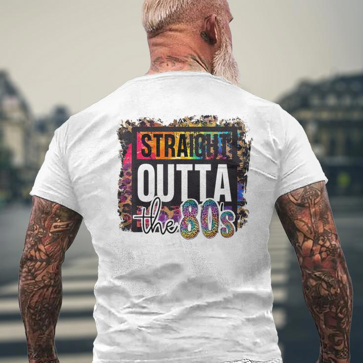 Straight Outta The 80S I Love The 80'S Totally Rad Eighties Men's T-shirt Back Print Gifts for Old Men