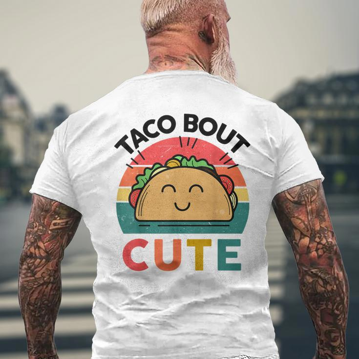 Tacos Tuesday Baby Toddler Taco Bout Cute Mexican Food Men's T-shirt Back Print Gifts for Old Men