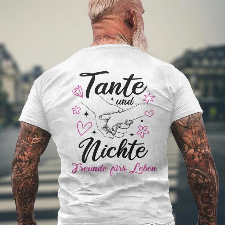 Tante Und Niece Beste Freunde Für Leben Patentante Slogan T-Shirt mit Rückendruck Geschenke für alte Männer