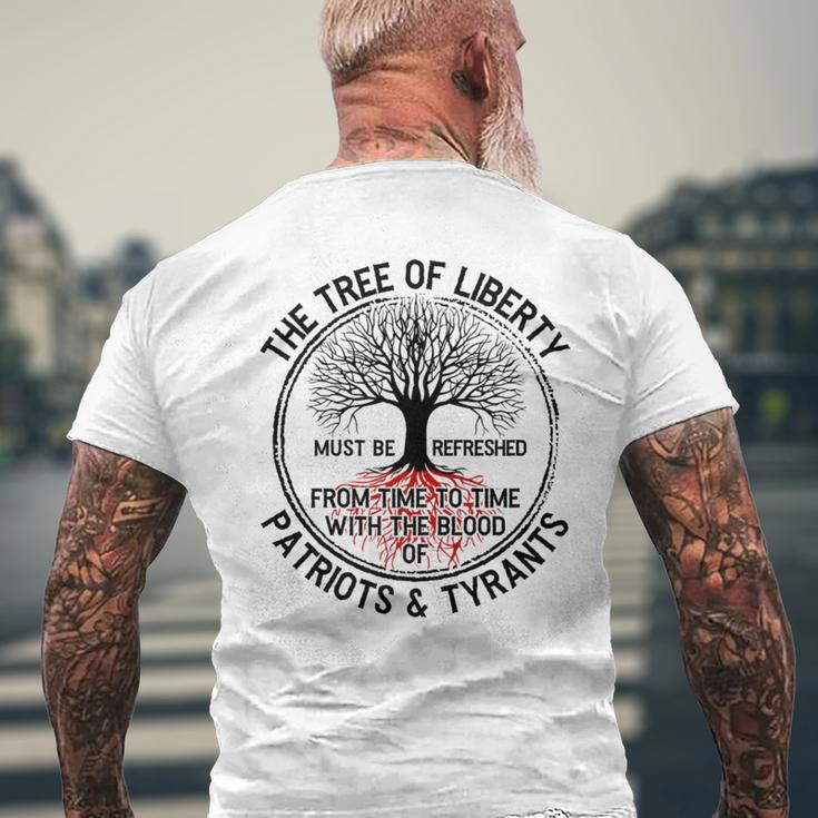 The Tree Of Liberty Must Be Refreshed Light Men's T-shirt Back Print Gifts for Old Men