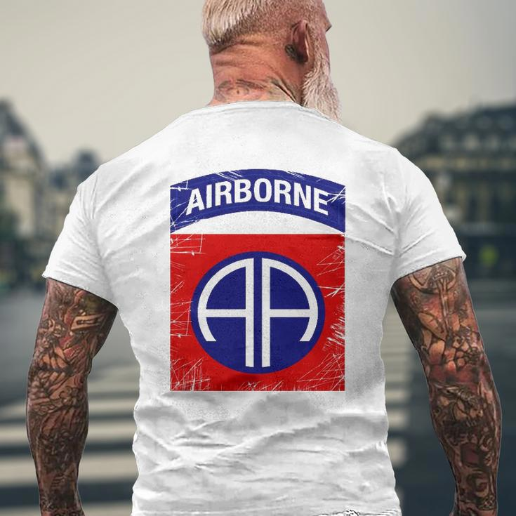 Us Army Original 82Nd Airborne Army Mens Back Print T-shirt Gifts for Old Men