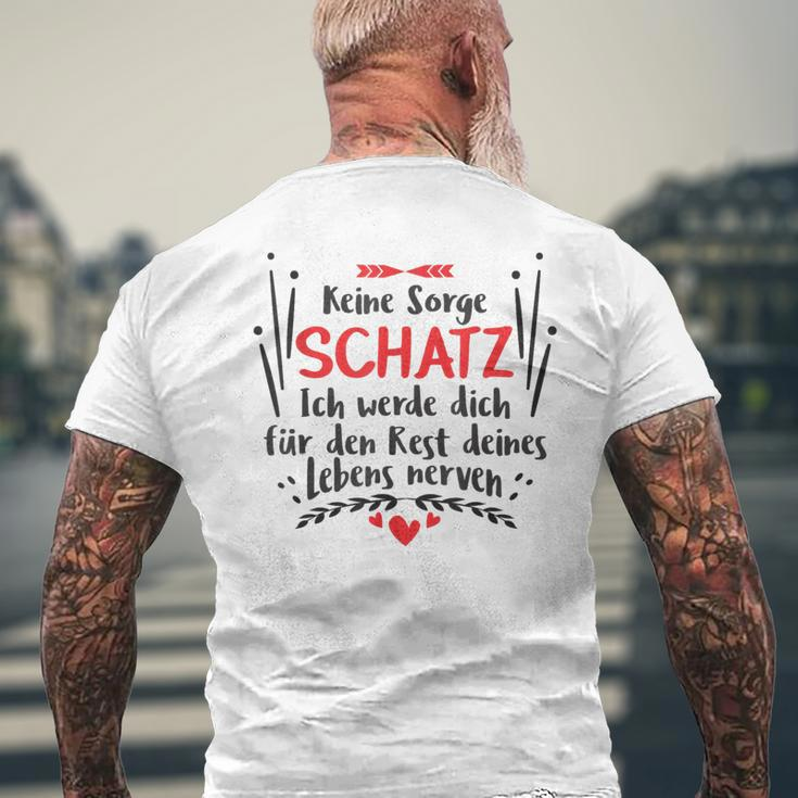 Valentine's Day Him Fun Slogan T-Shirt mit Rückendruck Geschenke für alte Männer
