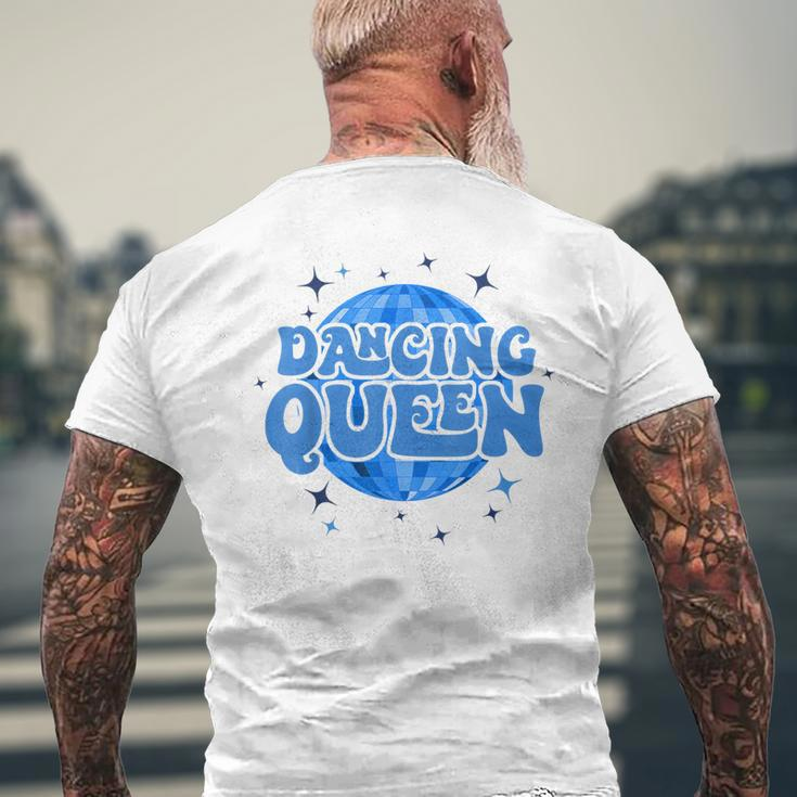 Vintage Retro Dancing Queens Bachelorette Party Matching Men's T-shirt Back Print Gifts for Old Men
