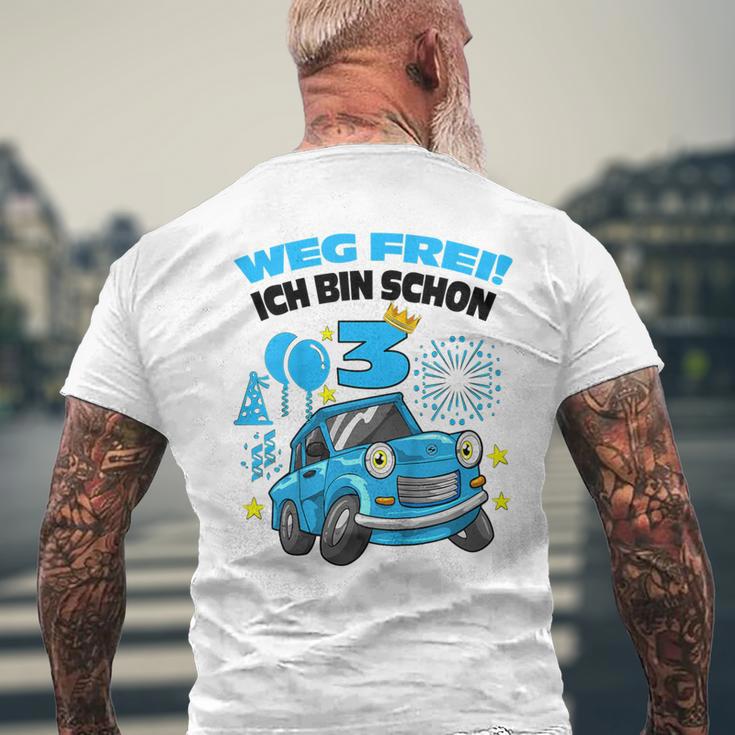 Weg Frei Ich Bin 3 Trabant 601 Kurzärmliges Herren-T-Kurzärmliges Herren-T-Shirt, Geburtstag Junge Geschenke für alte Männer