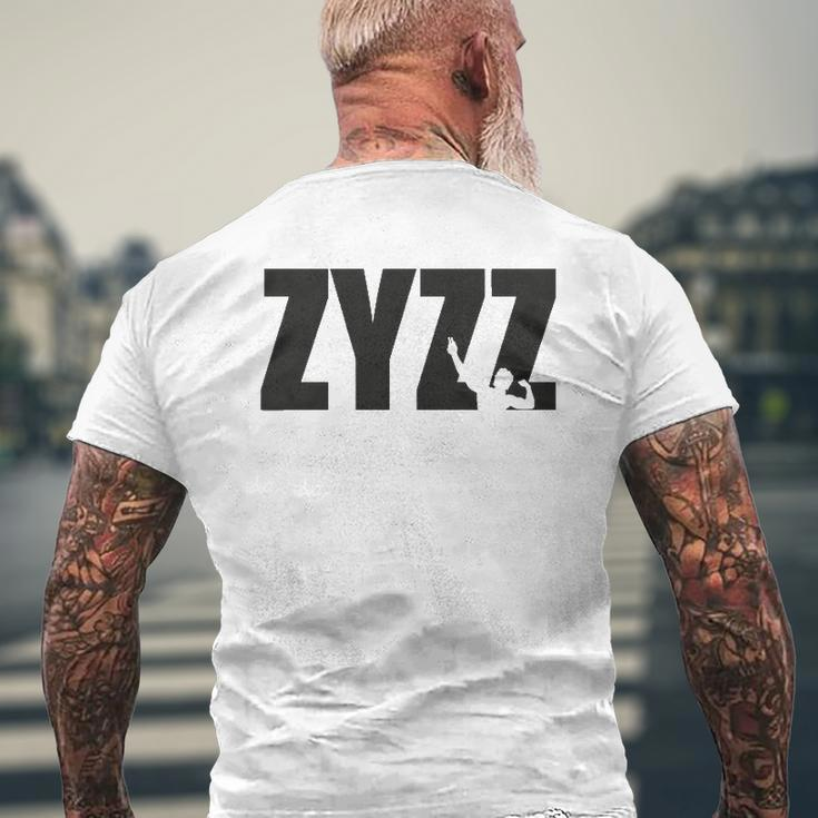 Zyzz Aziz Shavershian Gymer Mens Back Print T-shirt Gifts for Old Men