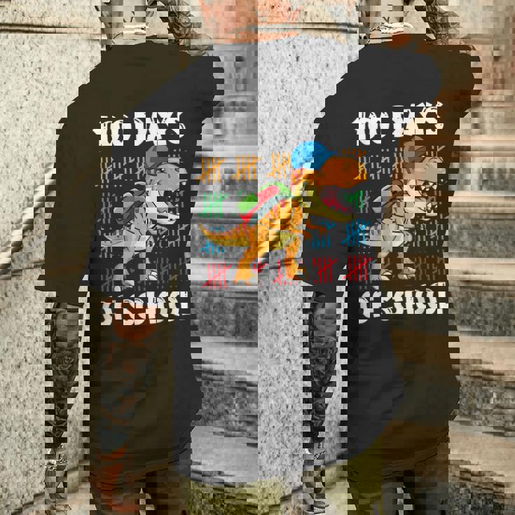 100 Jours D'école Happy 100Th Days Of School T-shirt imprimé au dos Cadeaux pour lui