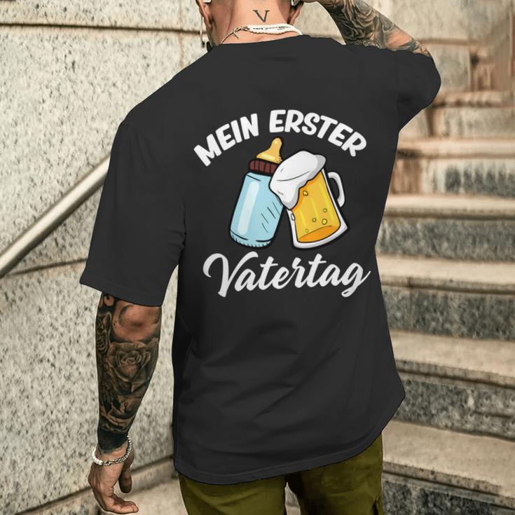 1Atertagatertagsgeschenk Papa Mein Ersteratertag T-Shirt mit Rückendruck Geschenke für Ihn