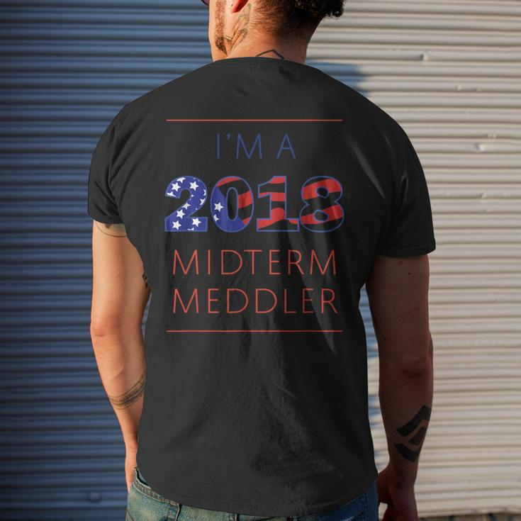 2018 Midterm Meddler Men's T-shirt Back Print Funny Gifts