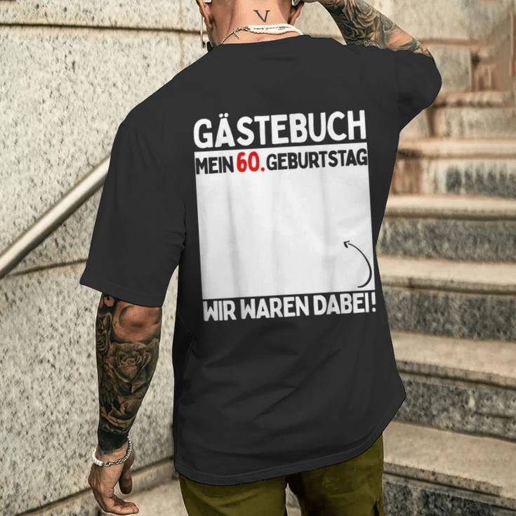 60 Geburtstag Mann Frau 60 Jahre 1964 Deko Lustig Geschenk T-Shirt mit Rückendruck Geschenke für Ihn