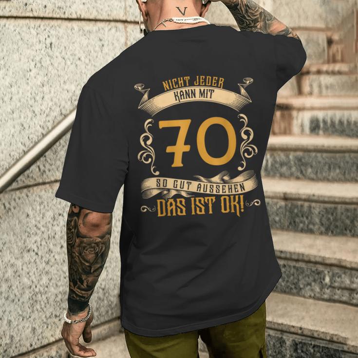 70 Geburtstag Nicht Jeder Kann Mit 70 So Gut Aussehen 1952 T-Shirt mit Rückendruck Geschenke für Ihn