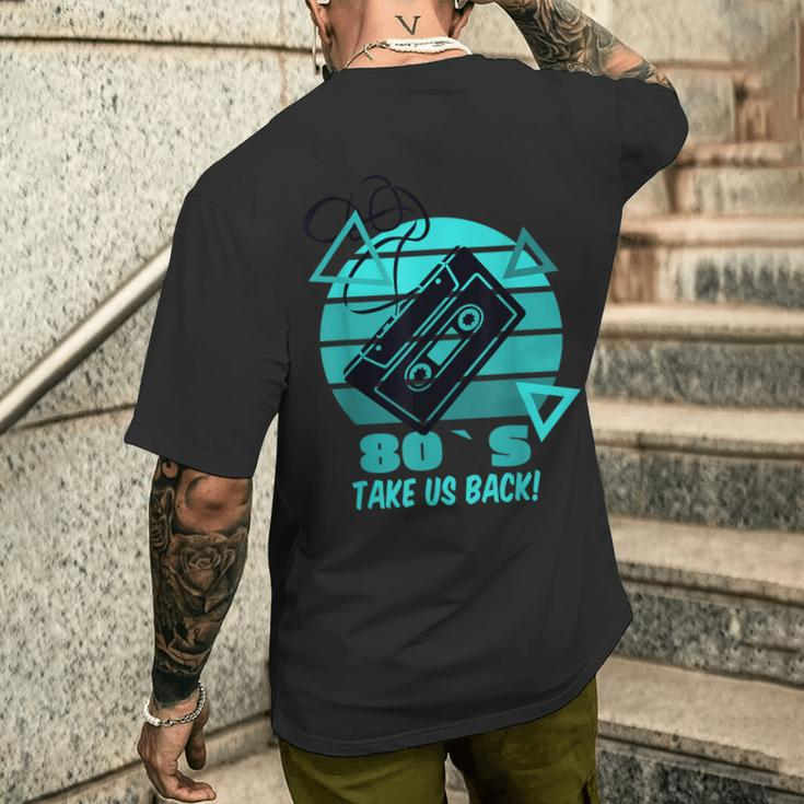 80Er Jahre Bring Us Back 80S T-Shirt mit Rückendruck Geschenke für Ihn
