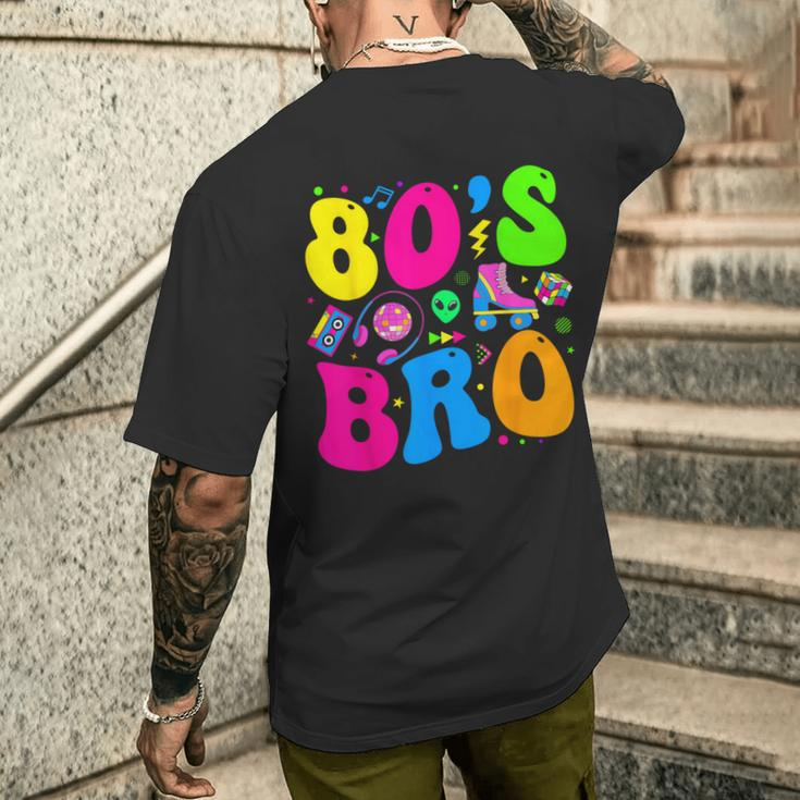 This Is My 80S Bro 80'S 90'S Theme Party Outfit 80S Costume Men's T-shirt Back Print Gifts for Him