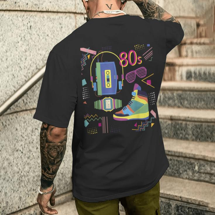 80S Vintage Oldschool Retro Cassette T-Shirt mit Rückendruck Geschenke für Ihn