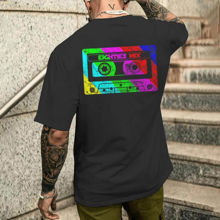 80Sintage Retro Music Cassette Mixtape T-Shirt mit Rückendruck Geschenke für Ihn