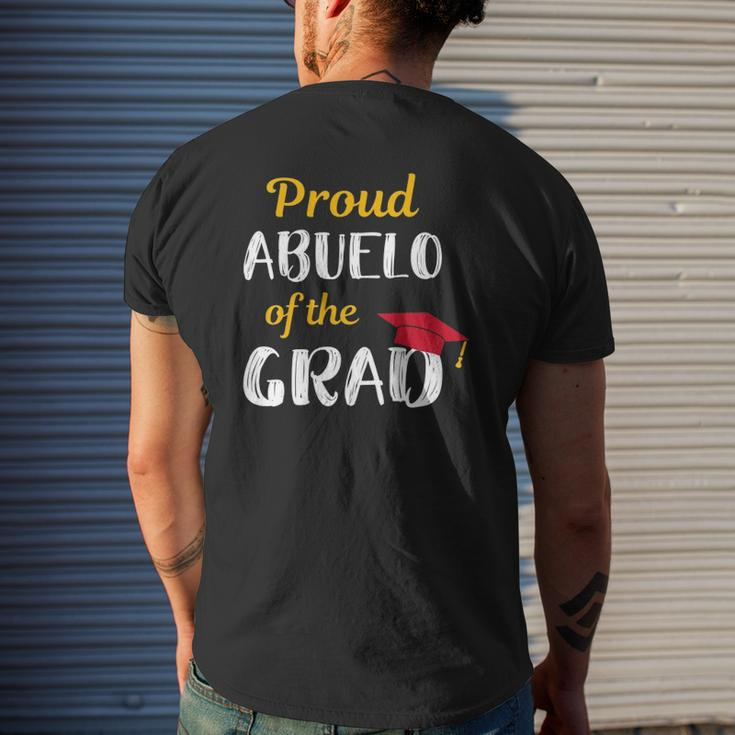 Abuelo Of Graduate Proud Grandpa Graduation Tee Mens Back Print T-shirt Gifts for Him
