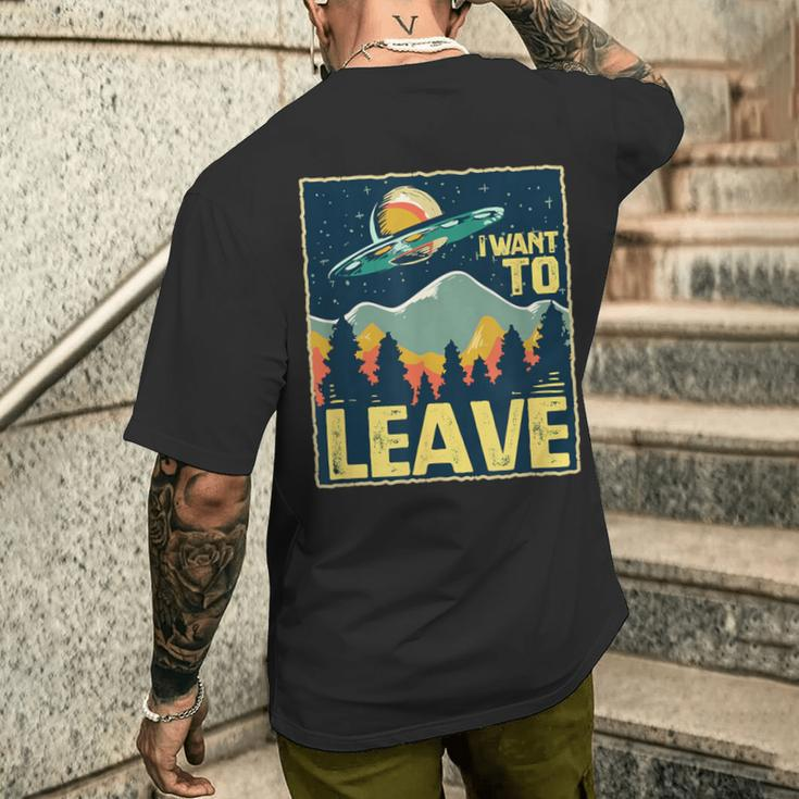 Alien & Ufo For An Alien Lover T-Shirt mit Rückendruck Geschenke für Ihn