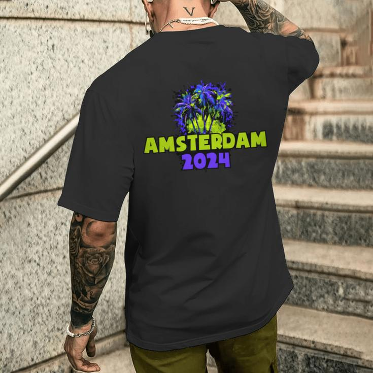 Amsterdam 2024 Acation Crew T-Shirt mit Rückendruck Geschenke für Ihn