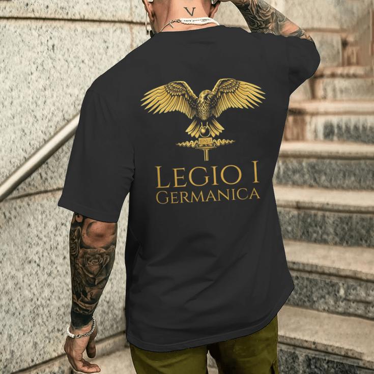 Ancient Roman Legion Legio I Germanica Spqr Aquila T-Shirt mit Rückendruck Geschenke für Ihn