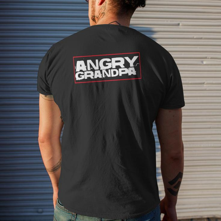 Angry Grandpa Family Matching Mens Back Print T-shirt Gifts for Him
