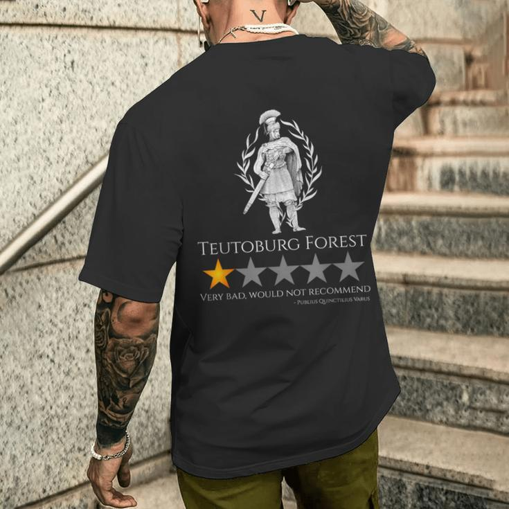 Antique Roman History Meme Teutoburger Forest Spqr Legion T-Shirt mit Rückendruck Geschenke für Ihn