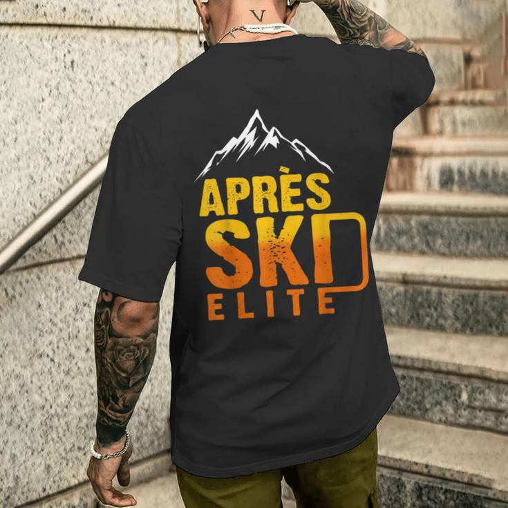 Apres Ski Elite Outfit Winter Team Party & Sauf T-Shirt mit Rückendruck Geschenke für Ihn