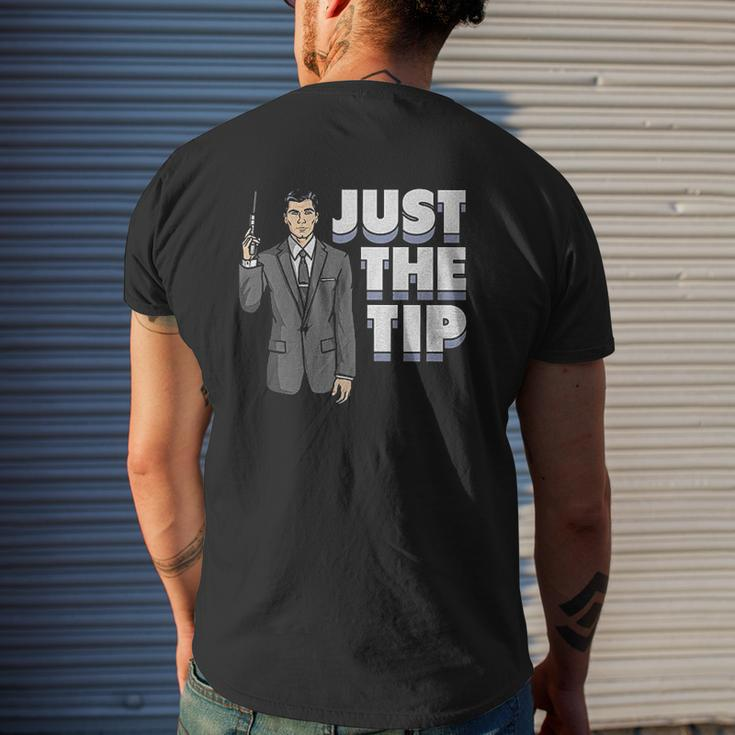 Archer Just The Tip Mens Back Print T-shirt Gifts for Him