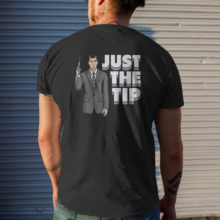 Archer Just The Tip V2 Mens Back Print T-shirt Gifts for Him