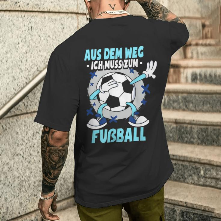 Aus Dem Weg Ich Muss Zum Football T-Shirt mit Rückendruck Geschenke für Ihn