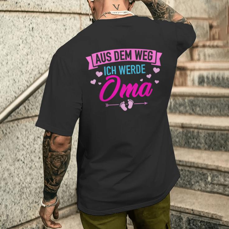 Aus Dem Weg Ich Werde Oma From T-Shirt mit Rückendruck Geschenke für Ihn