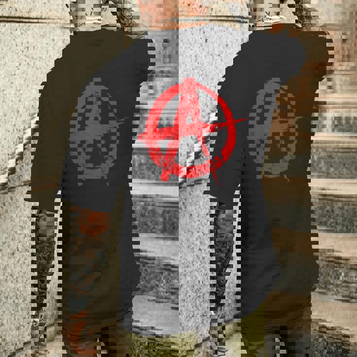 Avec Symbole De L'anarchie Poche Cool Motif Graffiti T-shirt imprimé au dos Cadeaux pour lui